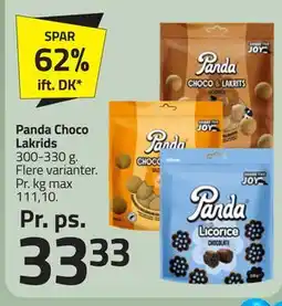 Fleggaard Panda Choco Lakrids tilbud