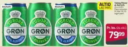 Fleggaard Tuborg Pilsner el. Nul 0,0% tilbud