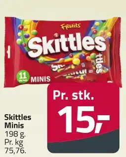 Fleggaard Skittles Minis tilbud