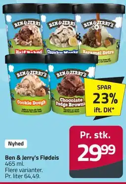 Fleggaard Ben & Jerry's Flødeis tilbud