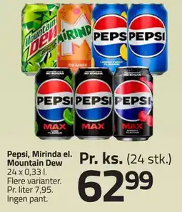 Fleggaard Pepsi, Mirinda el. Mountain Dew tilbud