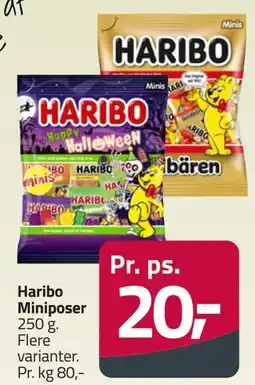 Fleggaard Haribo Miniposer tilbud