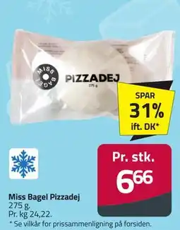 Fleggaard Miss Bagel Pizzadej tilbud