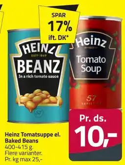 Fleggaard Heinz Tomatsuppe el. Baked Beans tilbud