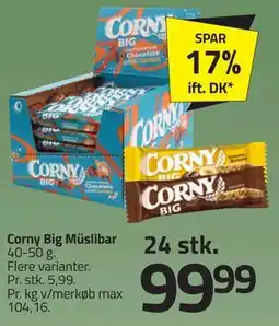 Fleggaard Corny Big Müslibar tilbud