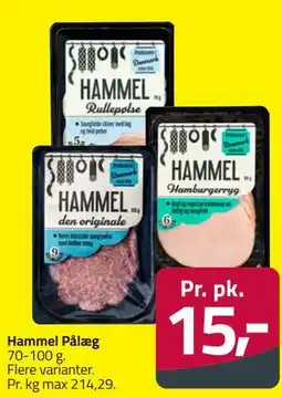 Fleggaard Hammel Pålæg tilbud