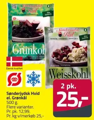 Fleggaard Sønderjydsk Hvid el. Grønkål tilbud