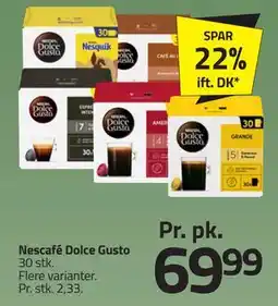 Fleggaard Nescafé Dolce Gusto tilbud