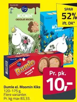 Fleggaard Dumle el. Moomin Kiks tilbud