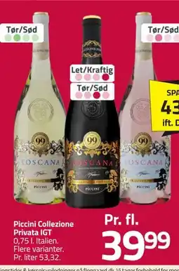 Fleggaard Piccini Collezione Privata IGT tilbud