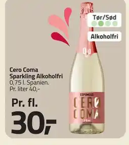 Fleggaard Cero Coma Sparkling Alkoholfri tilbud