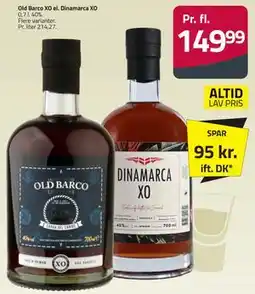 Fleggaard Old Barco XO el. Dinamarca XO tilbud