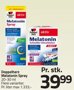 Fleggaard Doppelherz Melatonin Spray tilbud