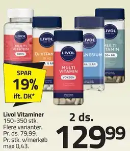 Fleggaard Livol Vitaminer tilbud