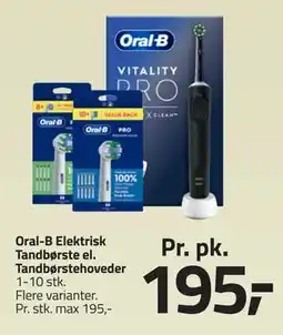 Fleggaard Oral-B Elektrisk Tandbørste el. Tandbørstehoveder tilbud