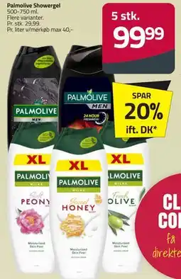 Fleggaard Palmolive Showergel tilbud