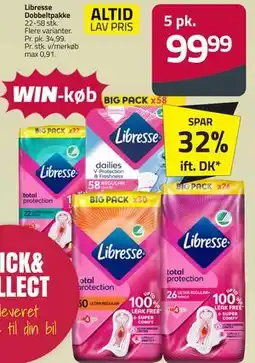 Fleggaard Libresse Dobbeltpakke tilbud