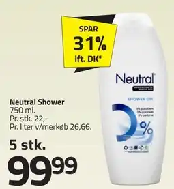 Fleggaard Neutral Shower tilbud