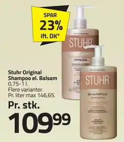Fleggaard Stuhr Original Shampoo el. Balsam tilbud