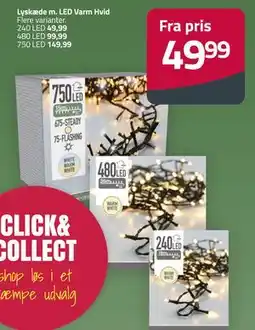 Fleggaard Lyskæde m. LED Varm Hvid tilbud