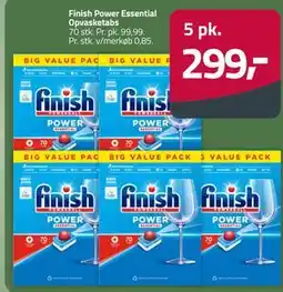 Fleggaard Finish Power Essential Opvasketabs tilbud