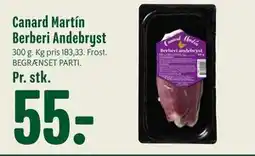 Min Købmand Canard Martín Berberi Andebryst tilbud