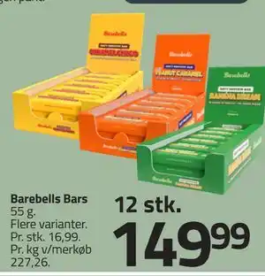 Fleggaard Barebells Bars tilbud