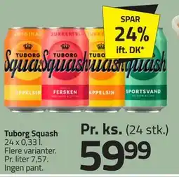 Fleggaard Tuborg Squash tilbud