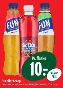Min Købmand Fun eller Scoop tilbud