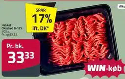 Fleggaard Hakket Oksekød 8-12% tilbud