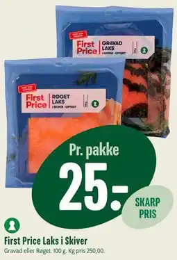 Min Købmand First Price Laks i Skiver tilbud
