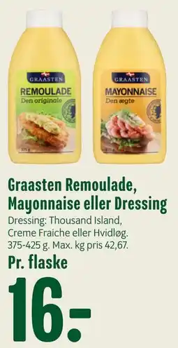 Min Købmand Graasten Remoulade, Mayonnaise eller Dressing tilbud