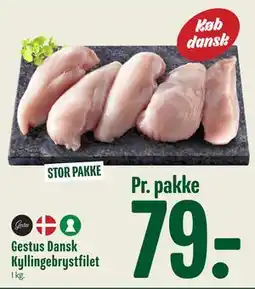 Min Købmand Gestus Dansk Kyllingebrystfilet tilbud