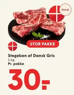 SPAR Stegeben af Dansk Gris tilbud