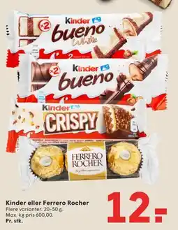 SPAR Kinder eller Ferrero Rocher tilbud
