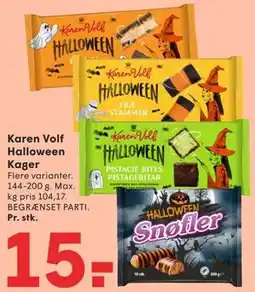 SPAR Karen Volf Halloween Kager tilbud