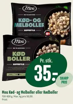 Min Købmand Mou Kød- og Melboller eller Kødboller tilbud