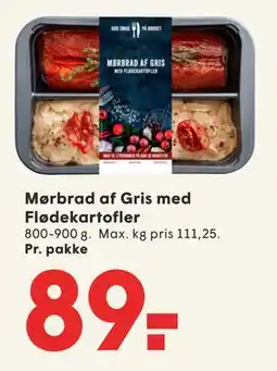 SPAR Mørbrad af Gris med Flødekartofler tilbud