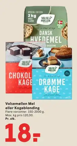 SPAR Valsemøllen Mel eller Kageblanding tilbud