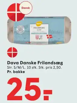 SPAR Dava Danske Frilandsæg tilbud