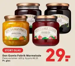 SPAR Den Gamle Fabrik Marmelade tilbud