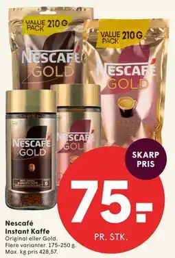 SPAR Nescafé Instant Kaffe tilbud