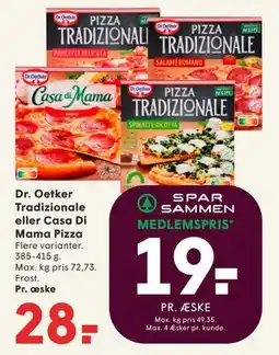 SPAR Dr. Oetker Tradizionale eller Casa Di Mama Pizza tilbud