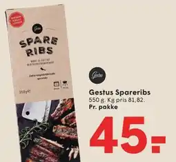 SPAR Gestus Spareribs tilbud