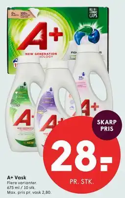 SPAR A+ Vask tilbud