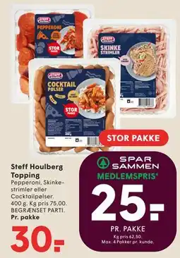 SPAR Steff Houlberg Topping tilbud