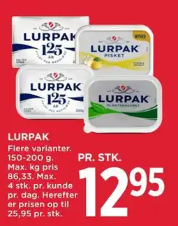 MENY LURPAK tilbud