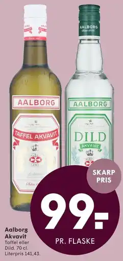 SPAR Aalborg Akvavit tilbud