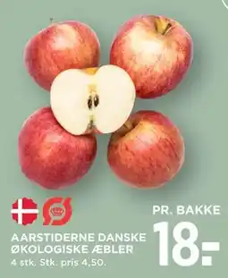 MENY AARSTIDERNE DANSKE ØKOLOGISKE ÆBLER tilbud