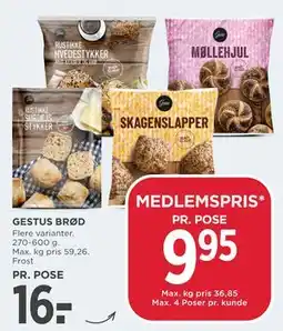 MENY GESTUS BRØD tilbud